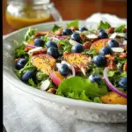 Blueberry Peach Poppy Seed Salad!