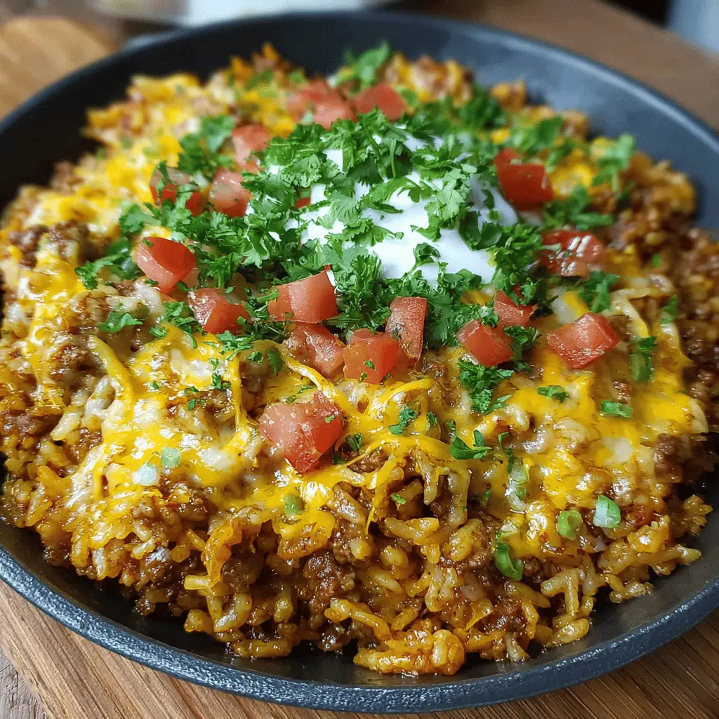 Cheesy Taco Rice: Easy Comfort Food for a Cozy Night In