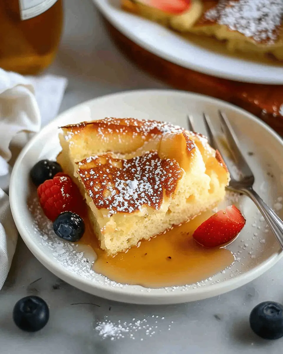 Easy German Pancakes: Light, Puffy, Perfect with Turkey Bacon