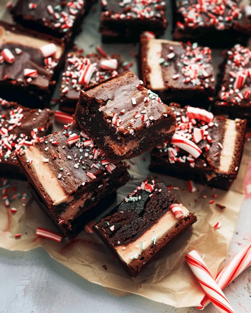Fudgy Peppermint Brownies: The Ultimate Festive Holiday Treat