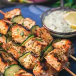 Grilled Salmon Kabobs