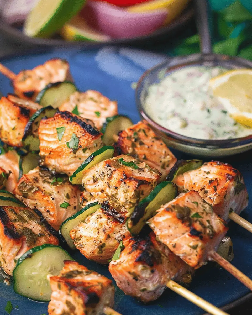 Grilled Salmon Kabobs: Easy, Juicy Delight for Your Next BBQ