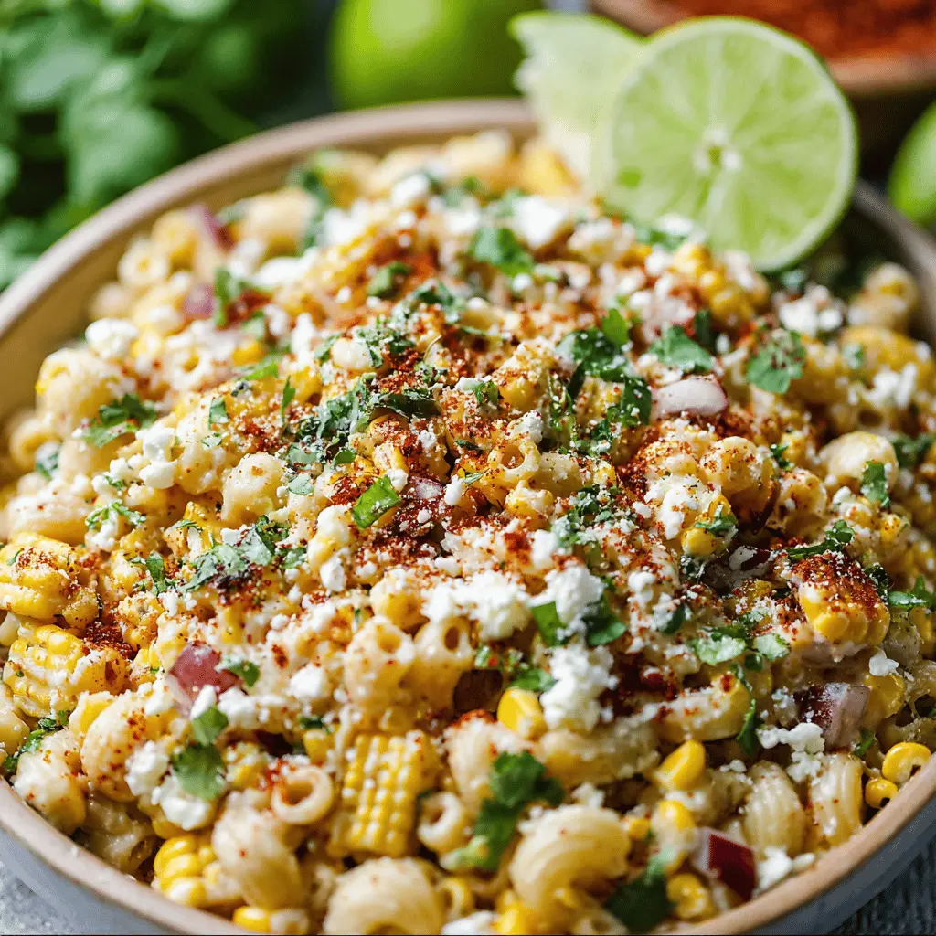 Mexican Street Corn Pasta Salad is a Must-Try Easy Delight