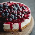 No-Bake Berry Cheesecake
