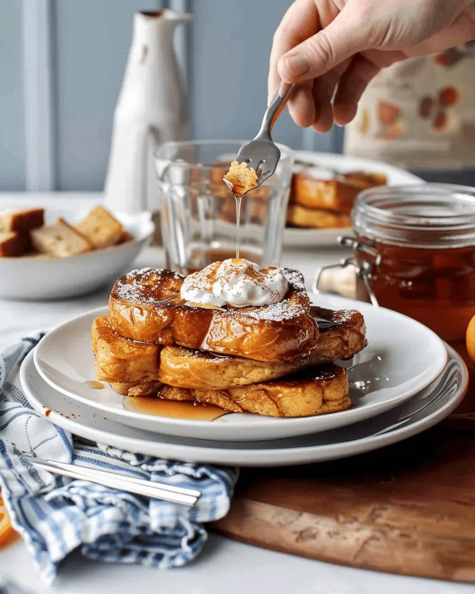 Pumpkin French Toast: Easy Recipe with Turkey Bacon Delight