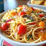Quick Spaghetti Salad With Italian Dressing