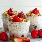 Strawberry Cheesecake Overnight Oats