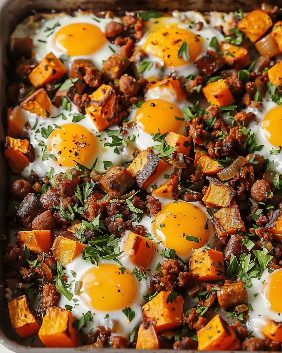 Sweet Potato Cajun Sausage Hash: Comforting, Smoky, and Spicy