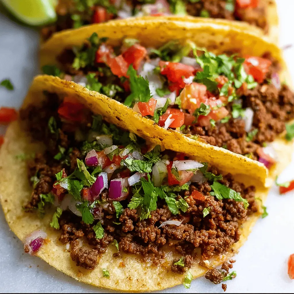 Taco Meat Delight: Juicy Turkey Bacon and Flavorful Beef Twist