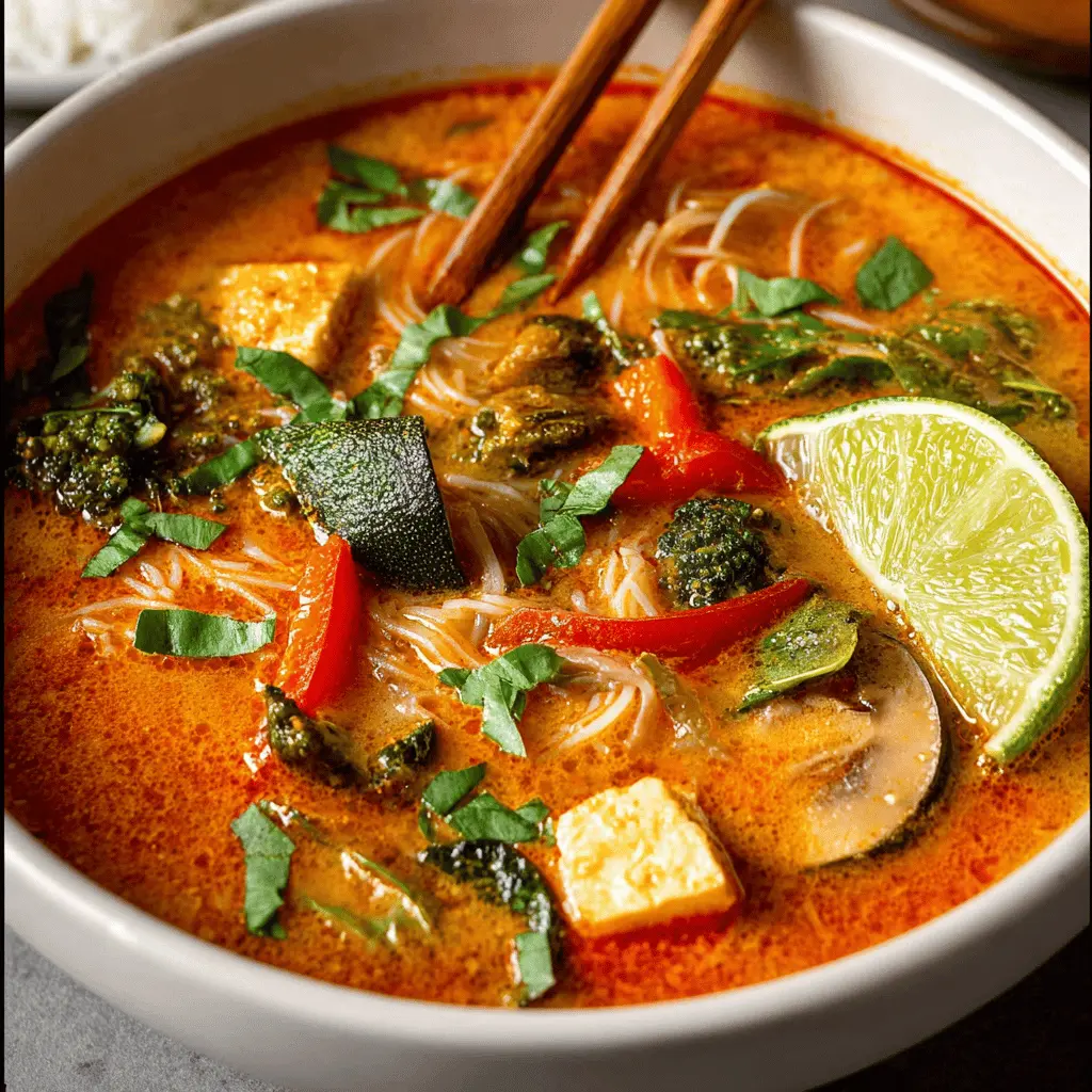 Thai-Style Red Curry Soup: A Cozy, Comforting Bowl for All