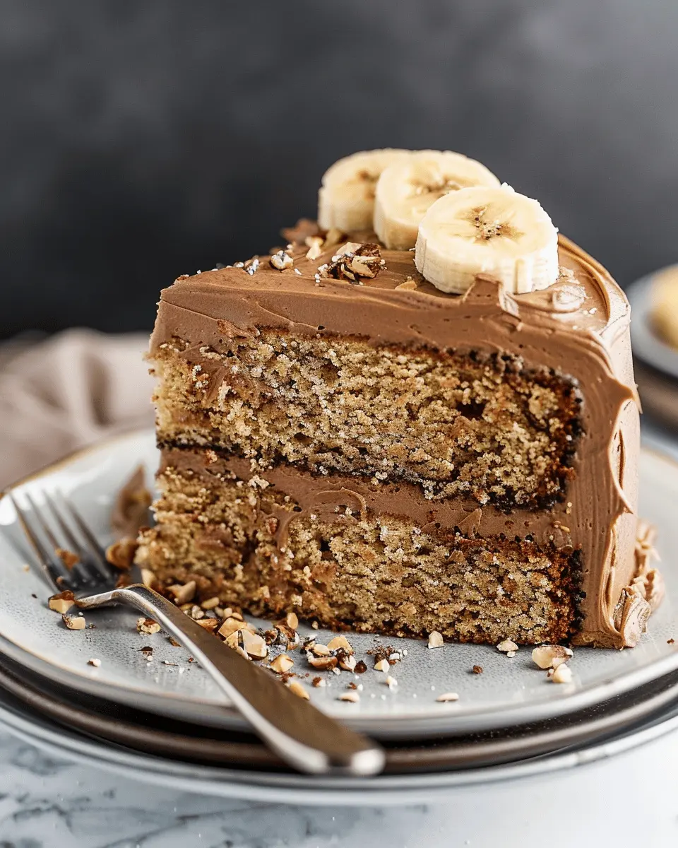 Banana Hazelnut Cake With Nutella Frosting: The Ultimate Indulgence