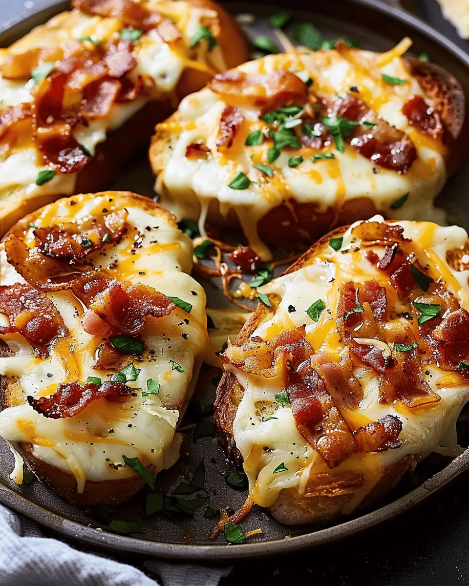 Cheesy Bacon Ranch Toast – Crispy, Cheesy & Loaded with Flavor