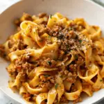 Creamy Pepper Ground Beef Fettuccine – Rich, Savory & Comfort in a Bowl!
