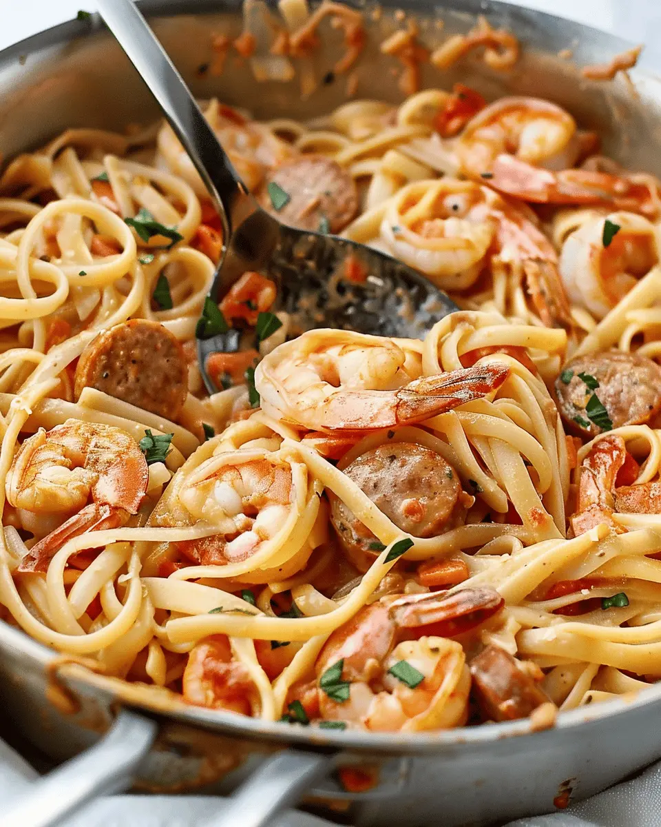 Creamy Shrimp and Sausage Pasta: A Comforting Weeknight Delight