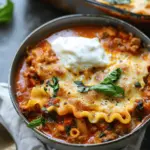 High Protein Lasagna Soup