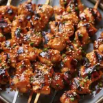 Juicy Teriyaki Chicken Skewers – Sweet, Savory & Perfectly Grilled!