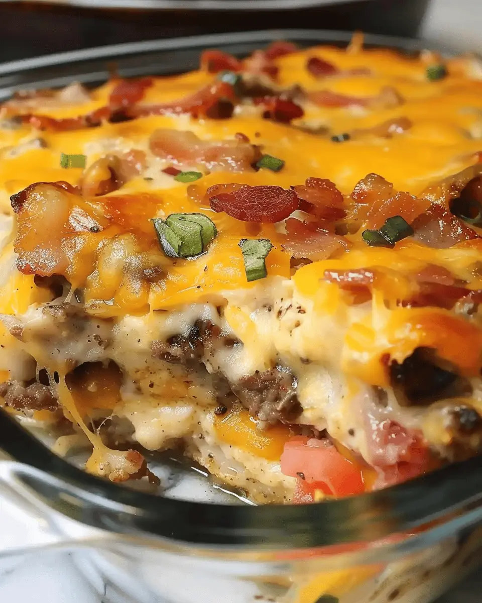 Low Carb Bacon Cheeseburger Casserole: A Delicious Family Favorite