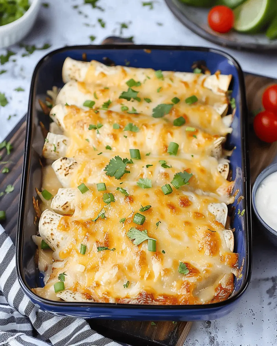 Low Carb White Chicken Enchiladas: Easy, Delicious, and Healthy