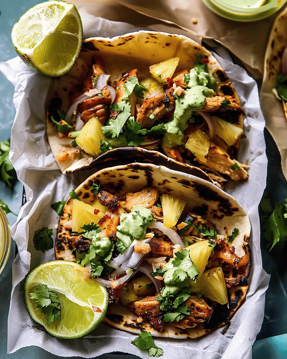 Pineapple Chicken Tacos Fresh: Easy, Sweet, and Bursting with Flavor