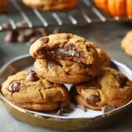 Pumpkin Chocolate Stuffed Cookies
