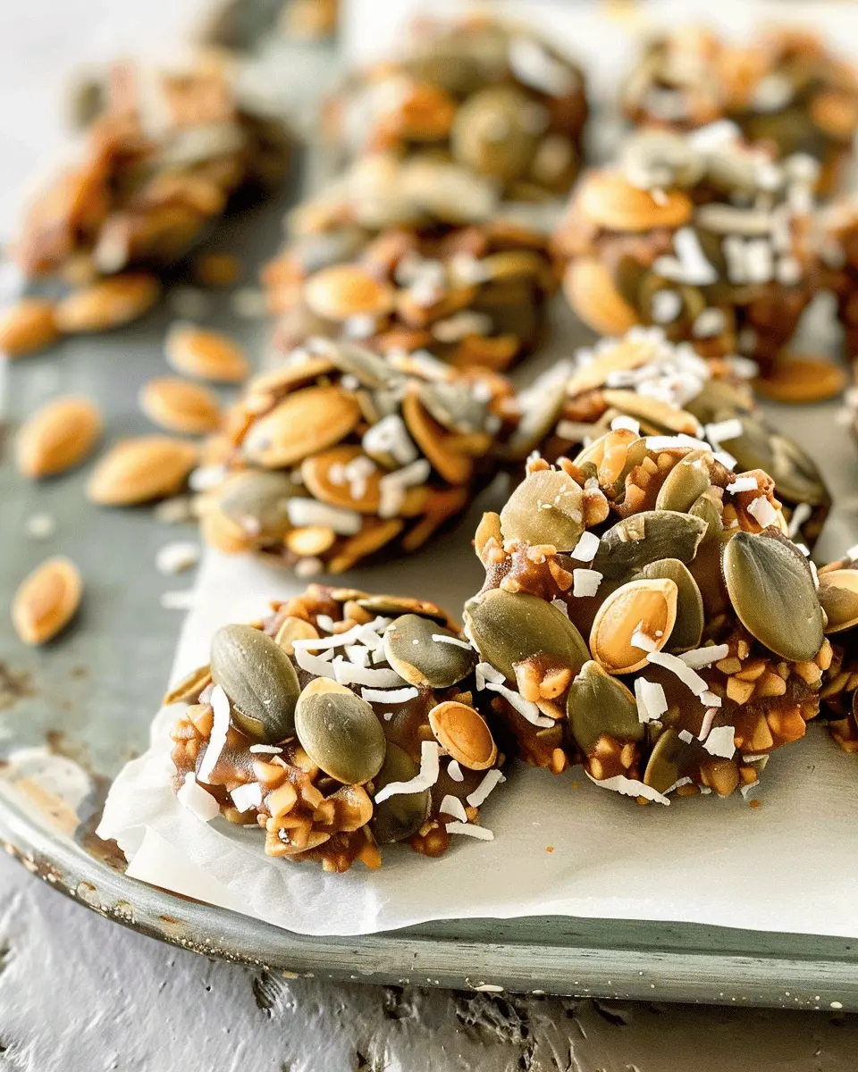 Pumpkin Seed and Coconut Clusters: Easy, Vegan Treats You’ll Love