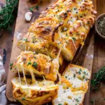Soft Garlic Herb Cheddar Cheese Bread