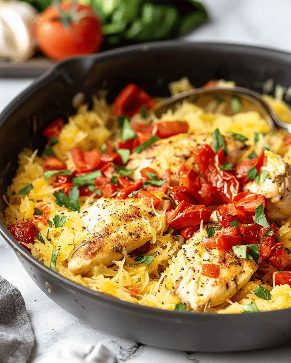 Tuscan Chicken and Spaghetti Squash: A Healthy Twist on Comfort Food