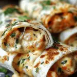 Ooey-Gooey Cheesy Garlic Chicken Wraps You’ll Devour