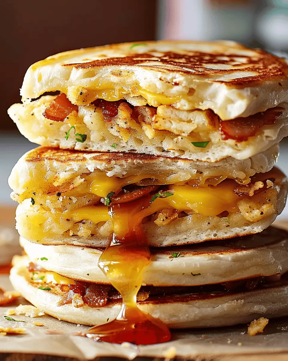 Protein McGriddles: Easy Homemade Delights with Turkey Bacon