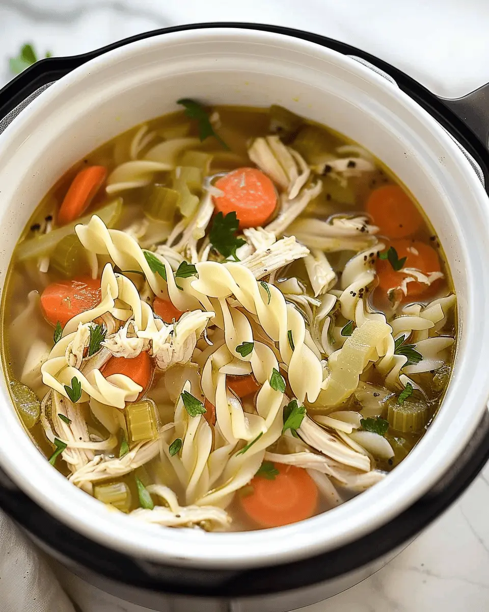 Slow Cooker Chicken Noodle Soup: The Best Comfort Meal for All