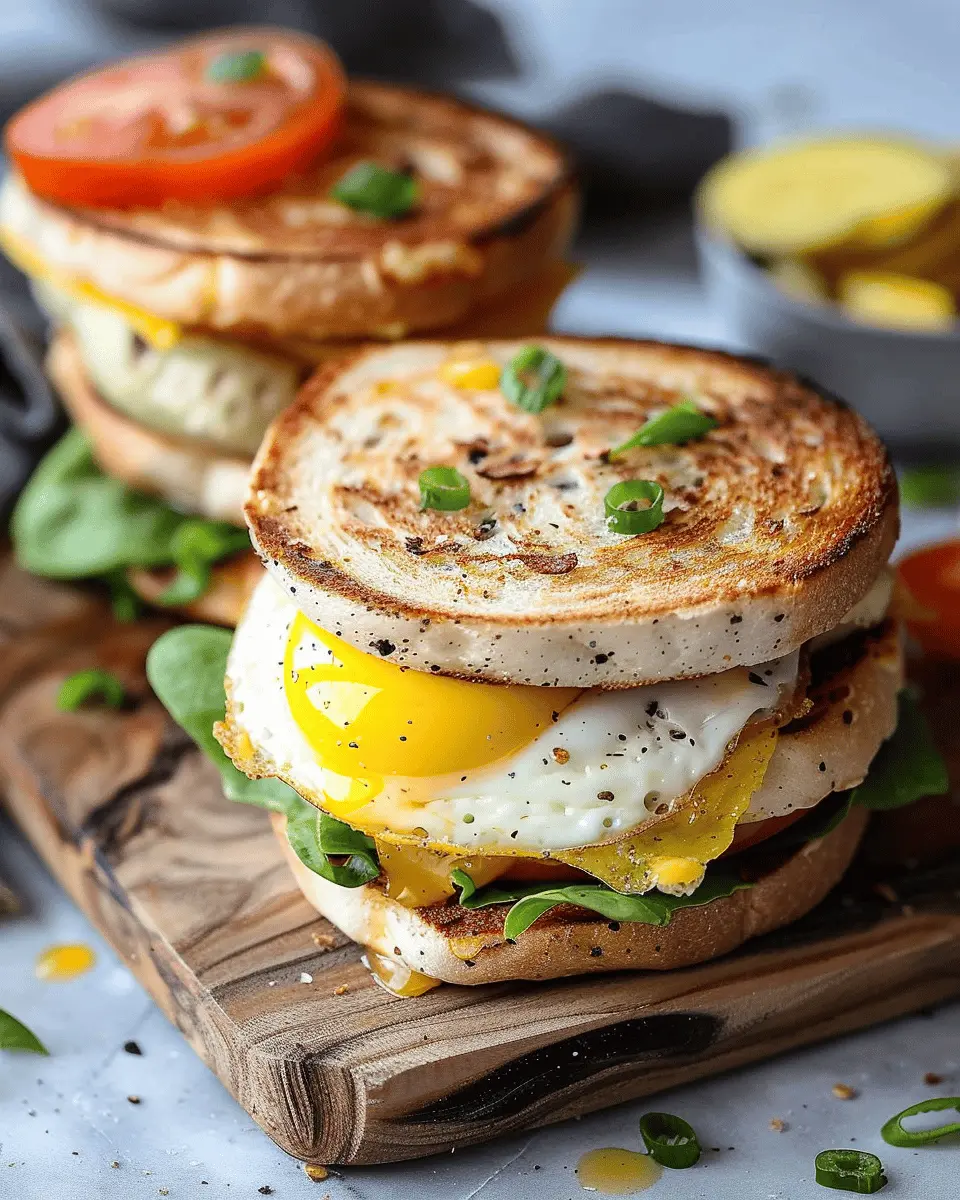High Protein Breakfast Sandwiches: Easy and Delicious Turkey Bacon Twist