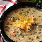 Easy Crockpot Cheeseburger Soup Recipe for Cozy Nights