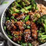 Bulgogi Bowls with Quinoa and Roasted Broccoli