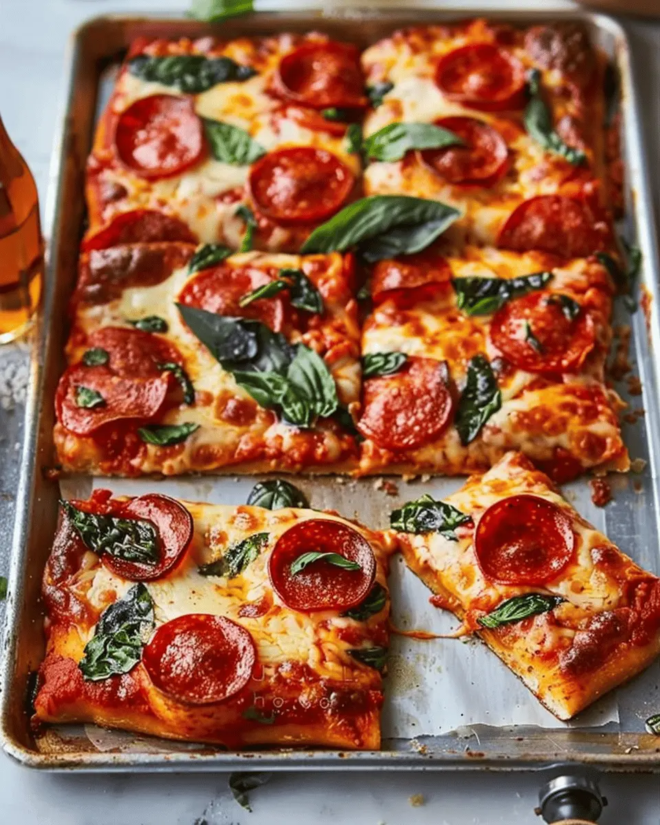 Sheet Pan Pizza: Easy Turkey Bacon & Chicken Ham Delight