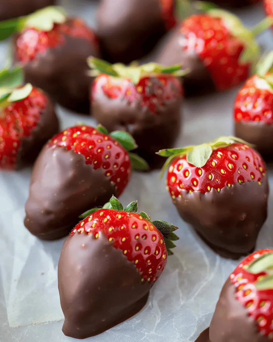 Chocolate Dipped Strawberries: The Indulgent Treat You’ll Love