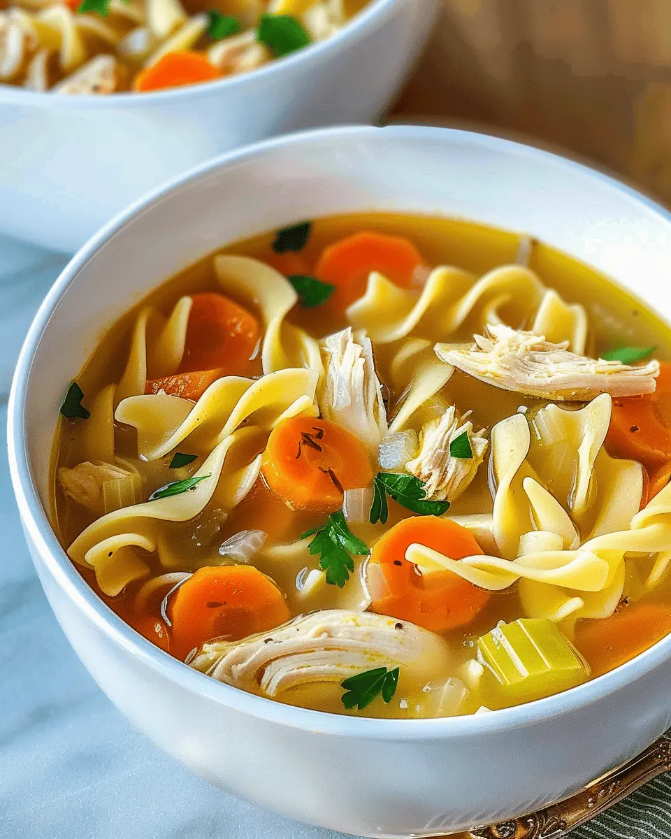 Homemade Chicken Noodle Soup: The Best Comforting Recipe Ever