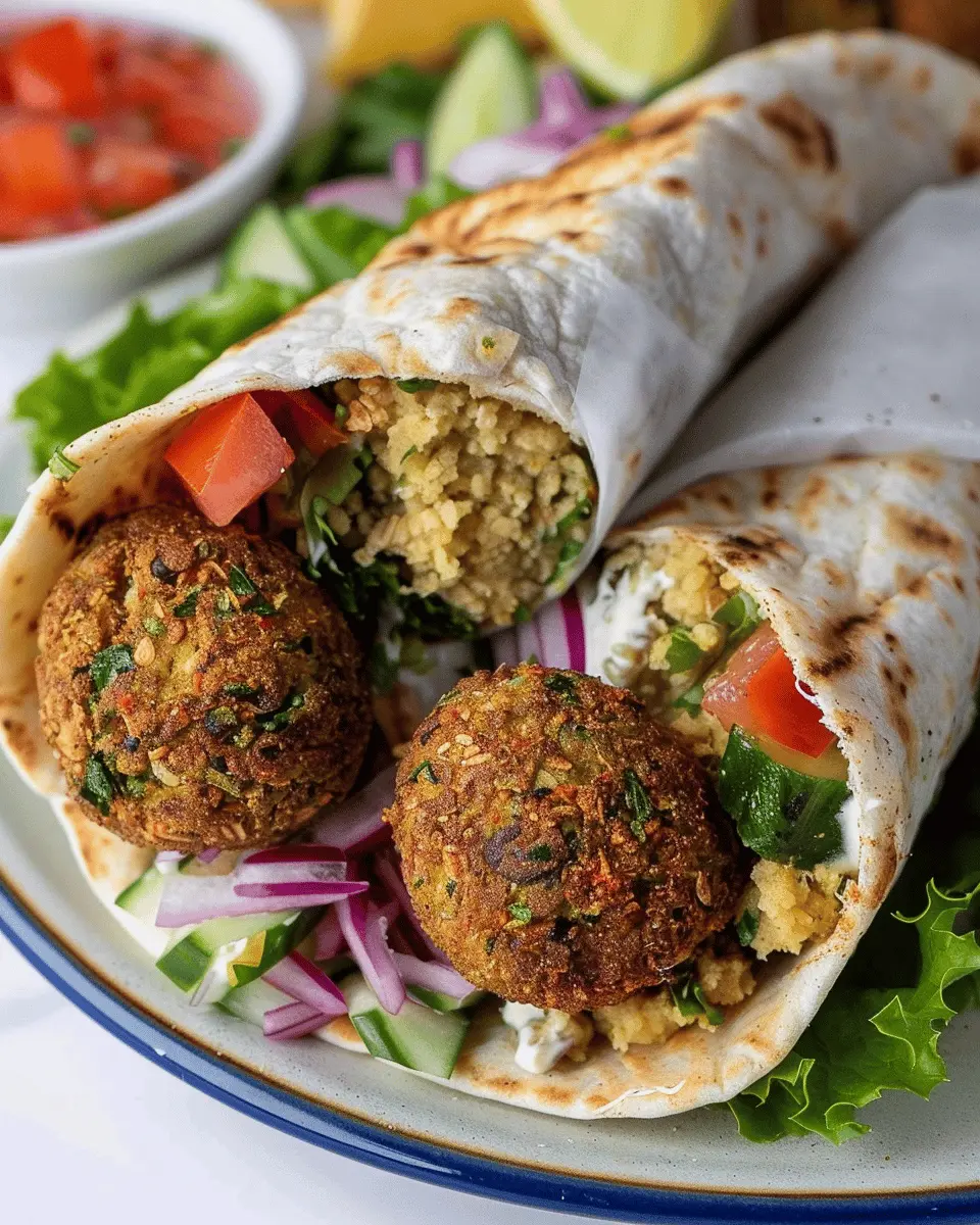 Loaded Hummus and Falafel Wrap: The Best Indulgent Meal at Home