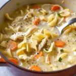 Easy Creamy Chicken Noodle Soup