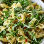 Bright and Zesty Lemon Arugula Pasta Salad