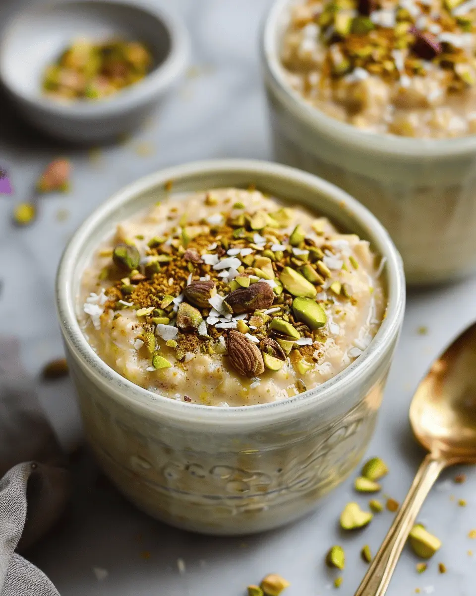 Pistachio Overnight Oats: The Easy, Indulgent Start to Your Day