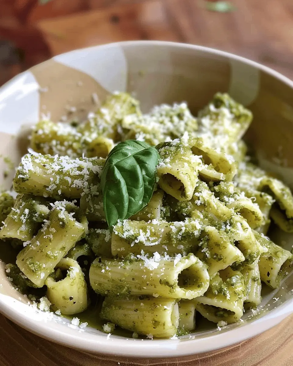 Pistachio Pesto Sauce and Pasta: A Fresh, Indulgent Delight