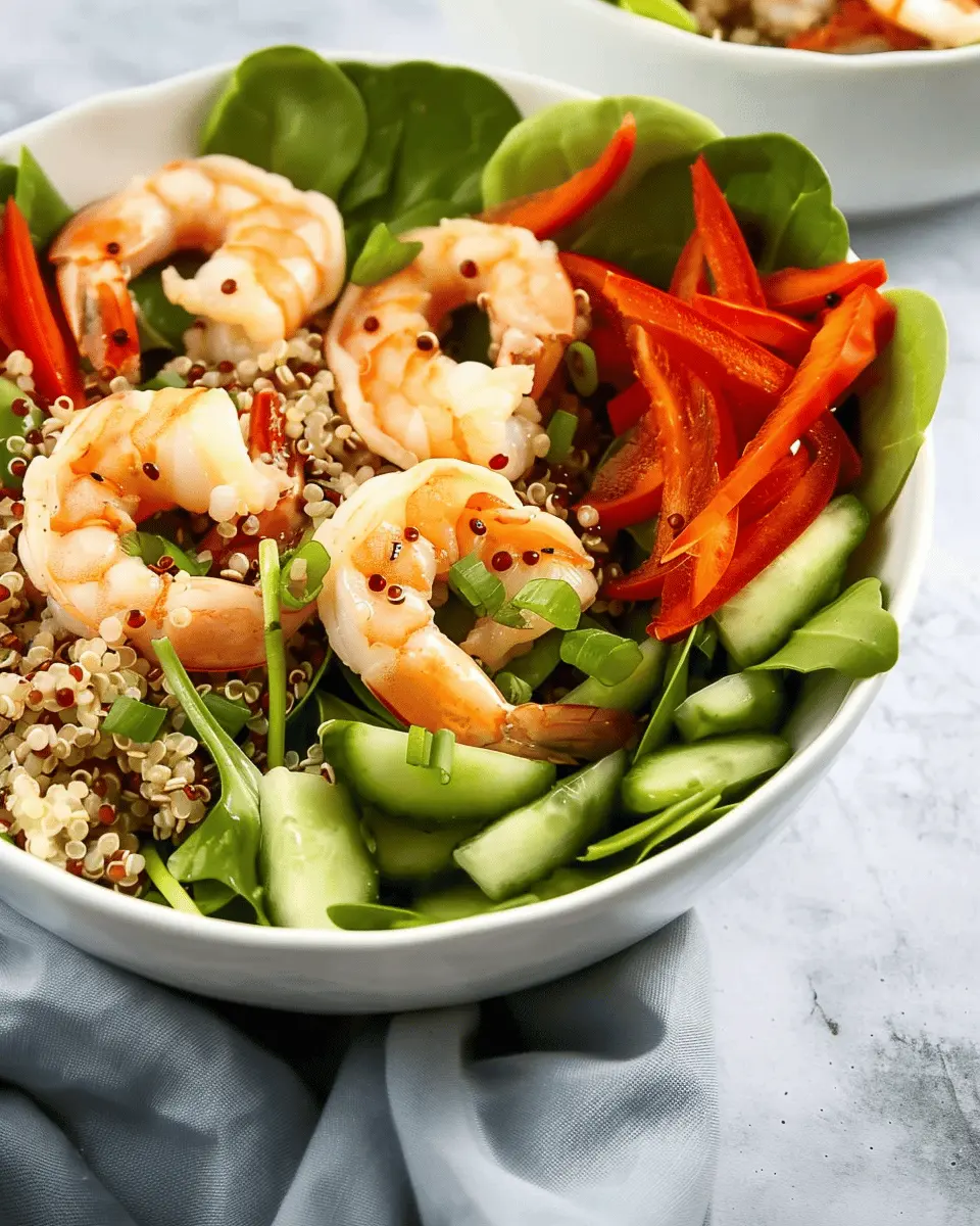 Shrimp and Quinoa Power Salad: A Fresh and Energizing Delight