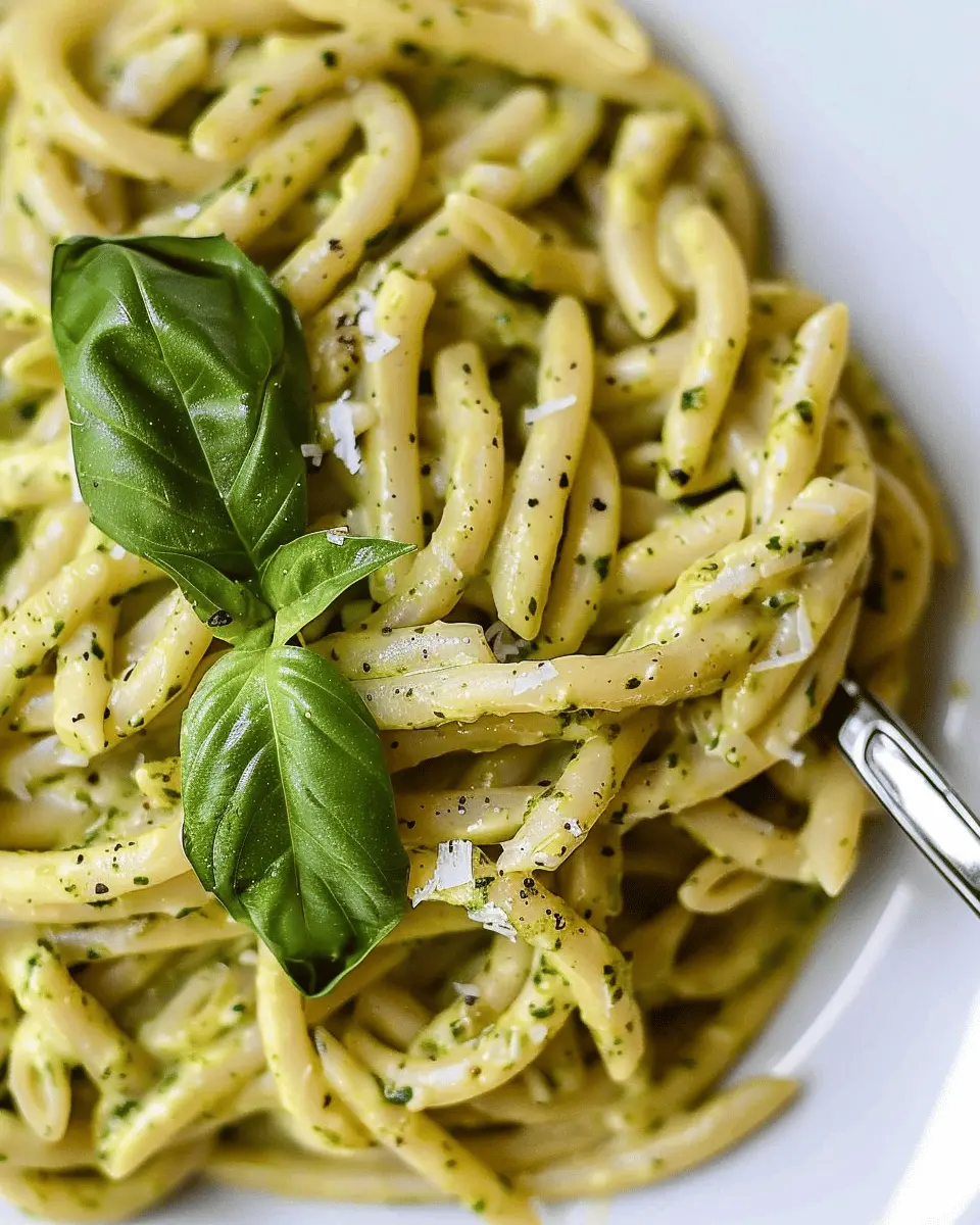 Easy 10-Minute Creamy Pesto Pasta with Turkey Bacon Delights