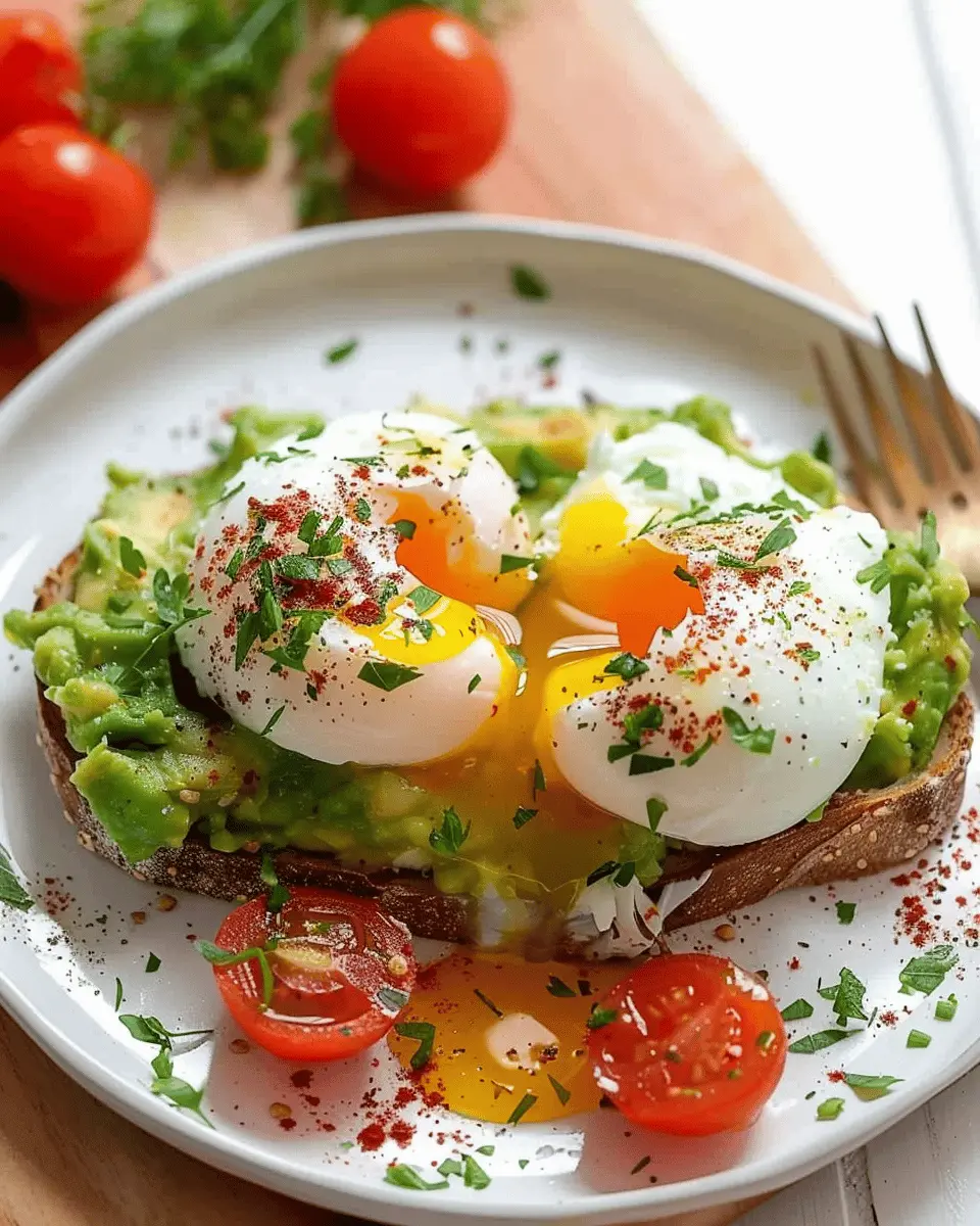 Avocado Toast with Poached Egg and Turkey Bacon: A Delicious Twist