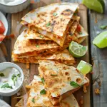 The Perfect Crispy Chicken Quesadilla
