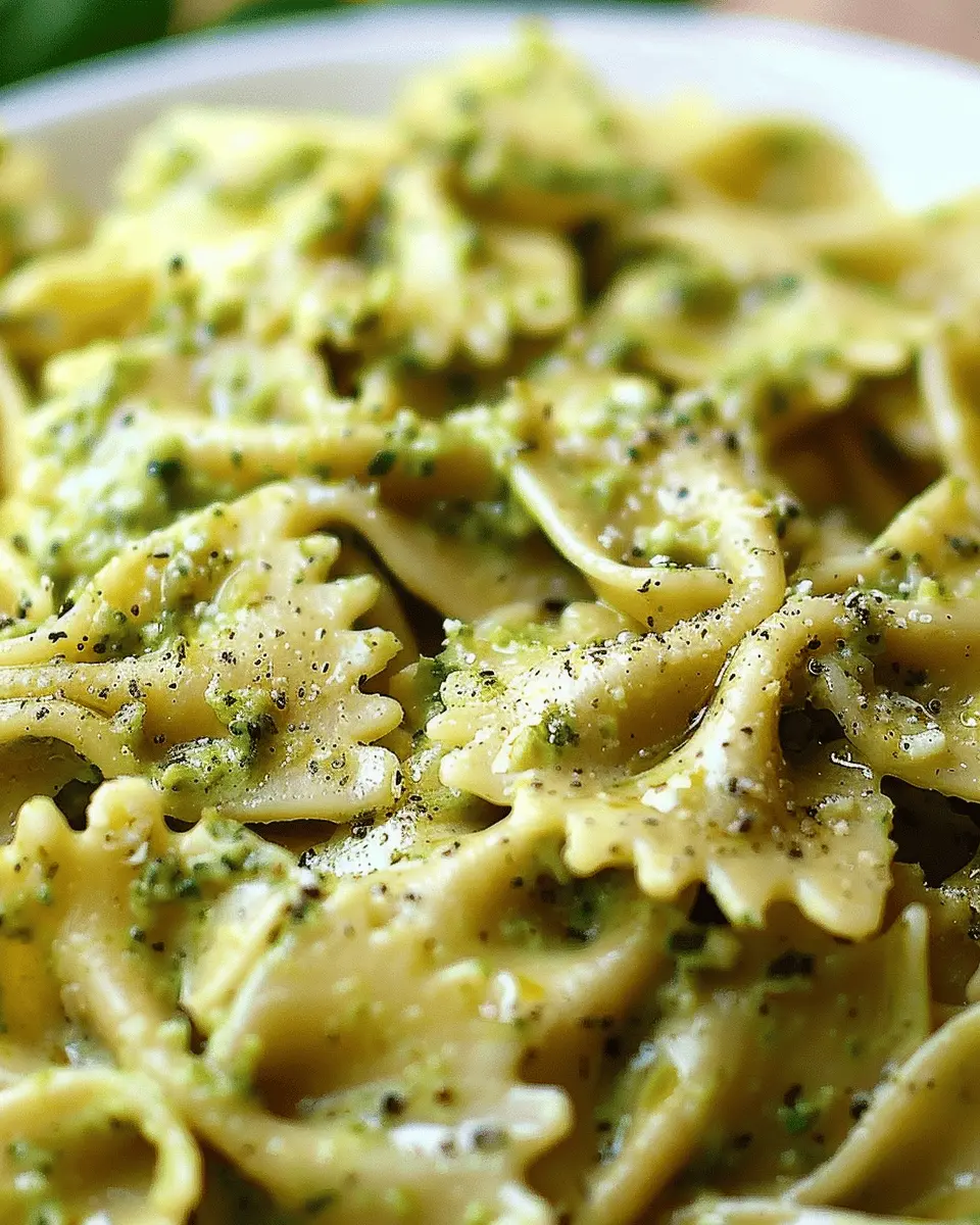 Creamy Pesto Pasta with Turkey Bacon: A Quick Indulgent Delight