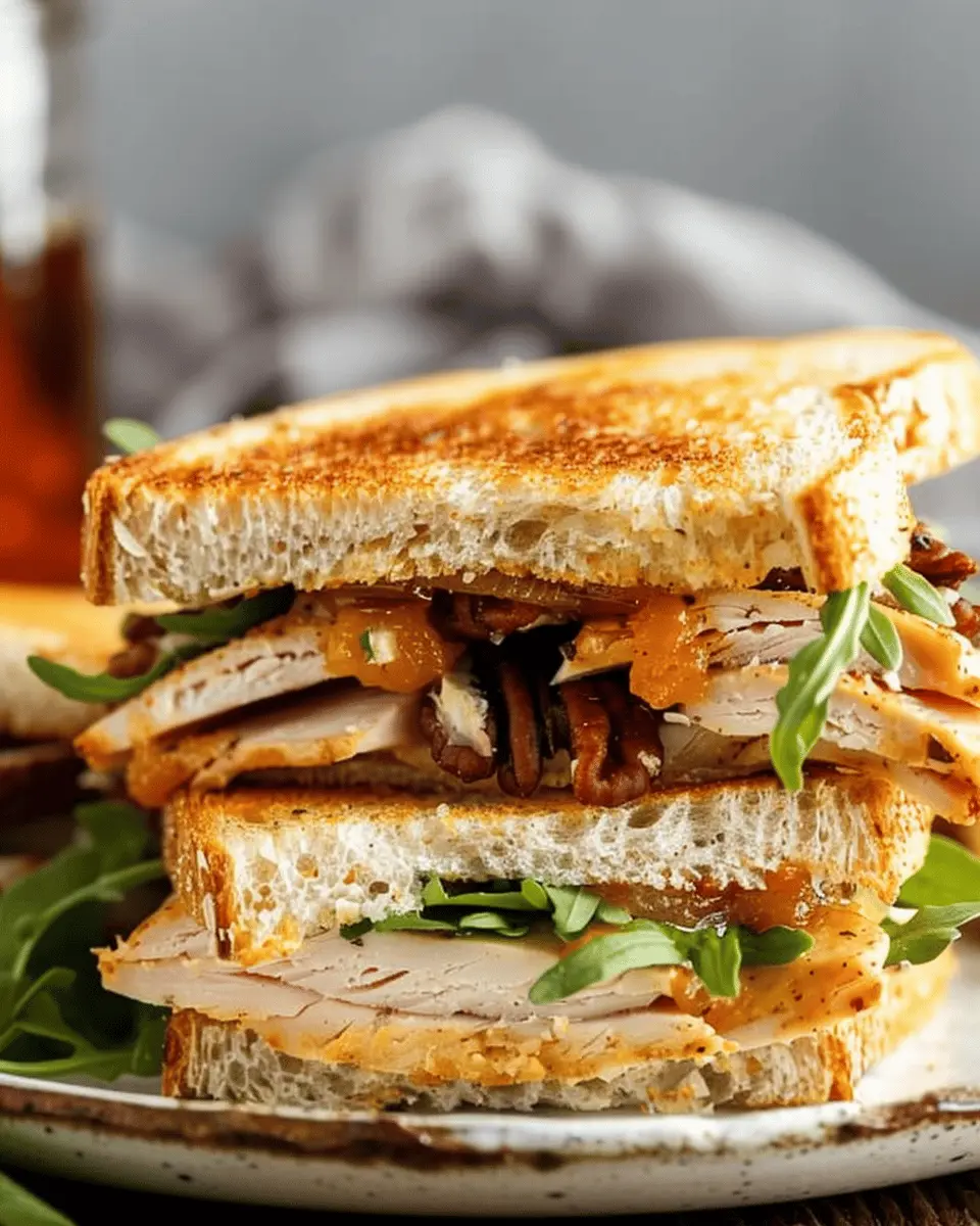 Sweet and Savory Turkey Sandwich with Pecan Butter Bliss