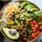 Beef and Avocado Burrito Bowl