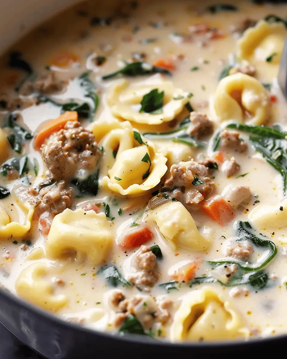 Slow Cooker Creamy Tortellini Soup: A Cozy Indulgence at Home