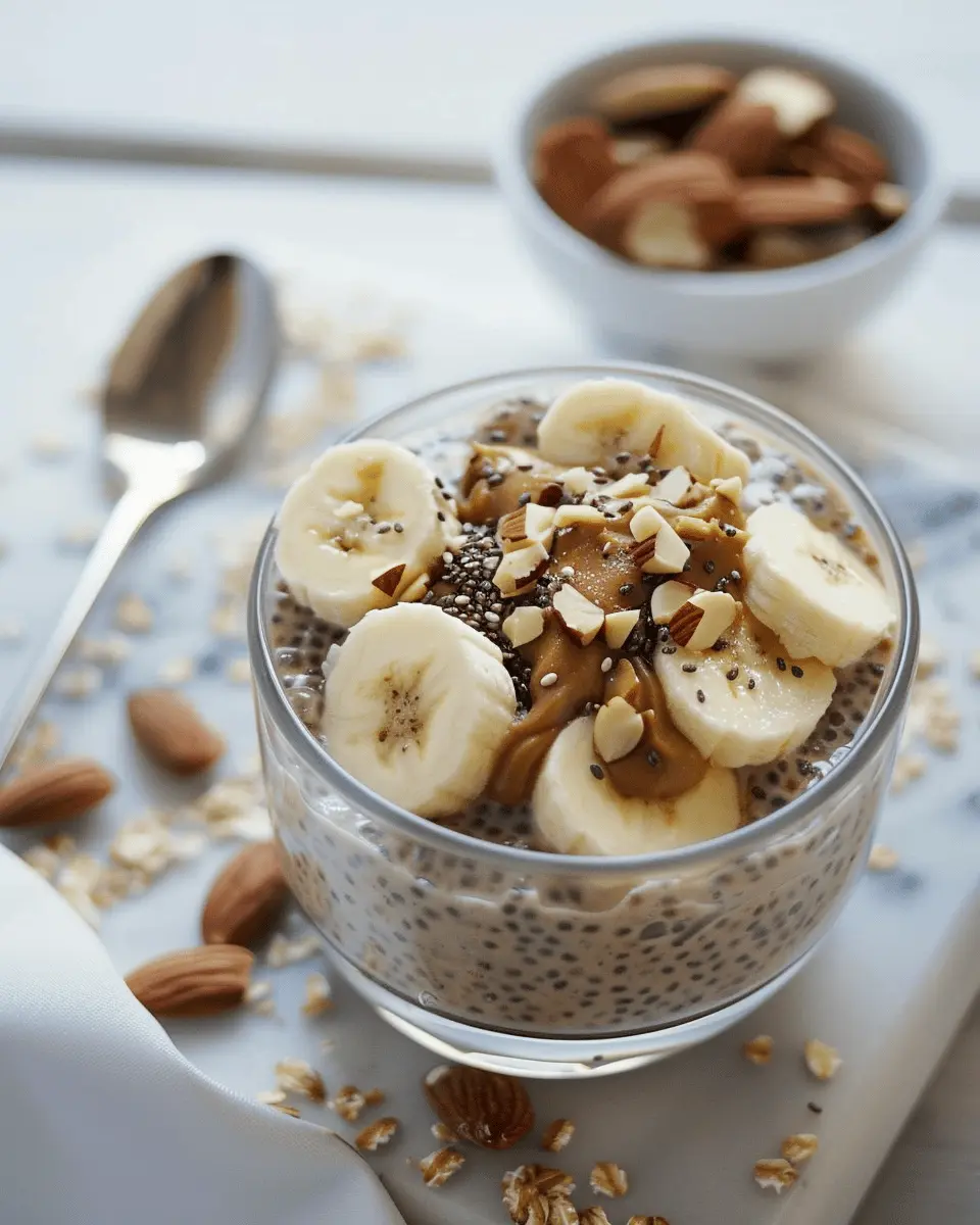 Chia Pudding with Almond Butter: Easy, Delicious Banana Treat